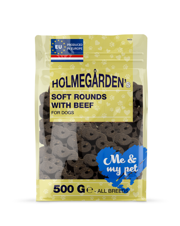Holmegården 500g soft rounds with beef (10532)