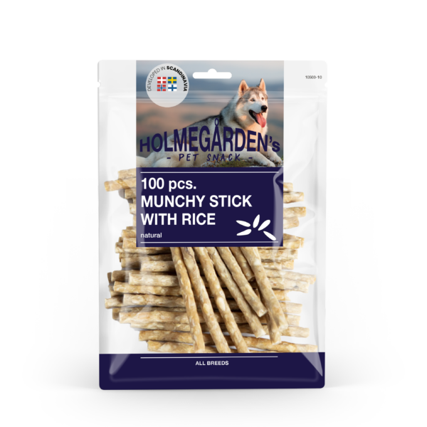 Holmegården 600g munchy sticks with rice (10503-10)