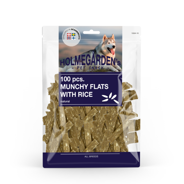 Holmegården 600g munchy flats with rice (10504-10)