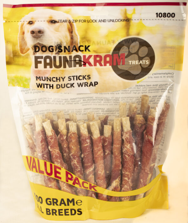 Faunakram 500g Value Pack Munchy Sticks Med Andewrap | FAUNAKRAM Pet Food