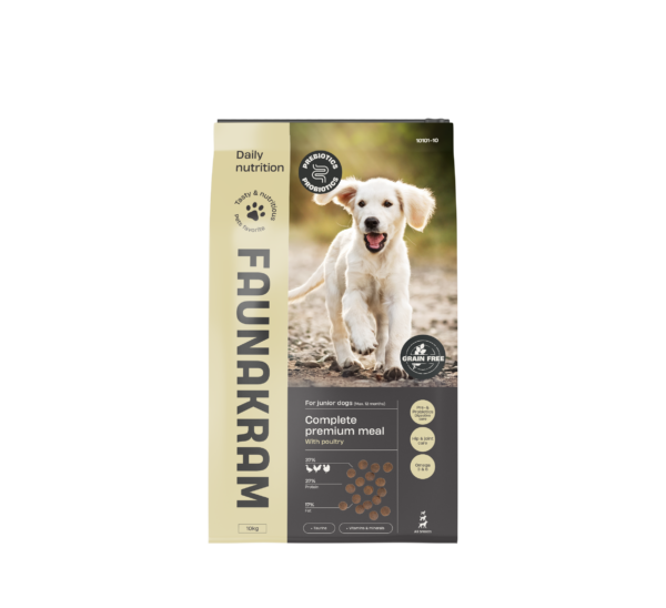 Faunakram PRO BIOT. 10 kg. Junior GF Poultry 37-17 (10101-10)