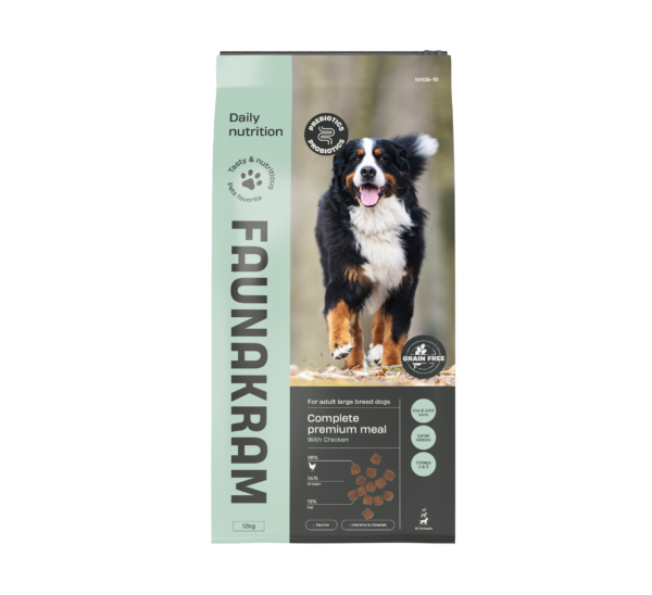Faunakram PRO BIO 12kg Large breed GF Chicken (10108-10)