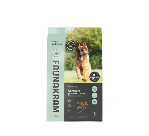 Faunakram PRO BIOTIC 4kg. Dog GF Chicken & Salmon 28-13 (10113-10)