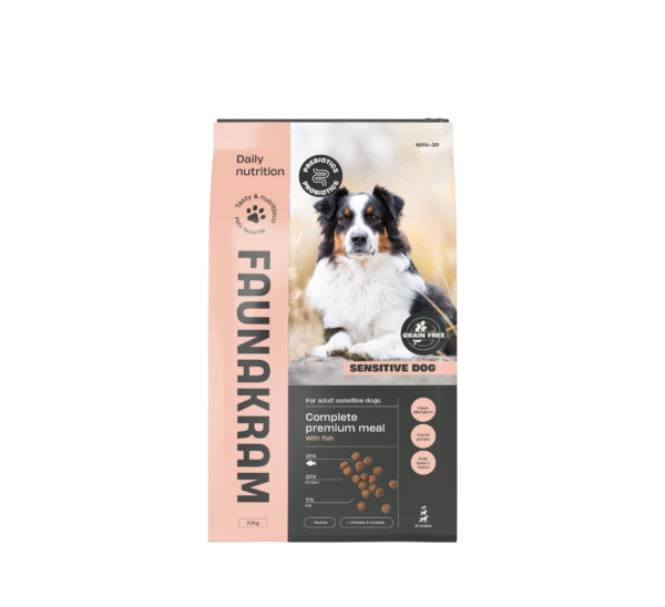 Faunakram PRO BIOT 10kg. Sensitive dog w fish 23-11 (10114-20)