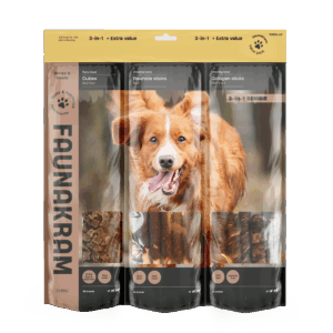 Faunakram 600g dog 3-in-1 Beef (10810-45)