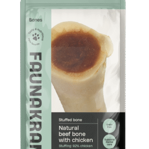 Faunakram Natural beef bone with stuffing: 92% chicken (10096-10)