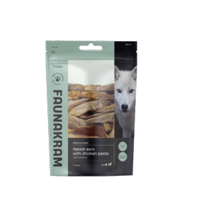Faunakram Natural 500 g. Rabbit ears with chicken paste (10819-10)