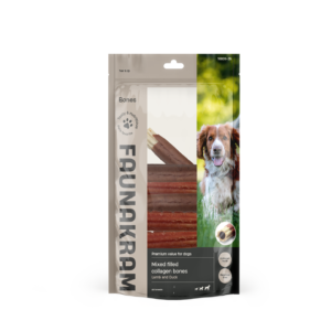 Faunakram Premium value for dogs 450g collagen dog bone lam or duck filled mix pack (10809-35)